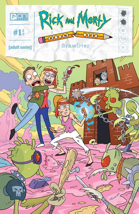 RICK AND MORTY PRESENTS FINALS WEEK BRAWLHER #1 (OF 5) CVR B JAMES LLOYD VAR *RELEASING 4/17/24* *(DH G7)*