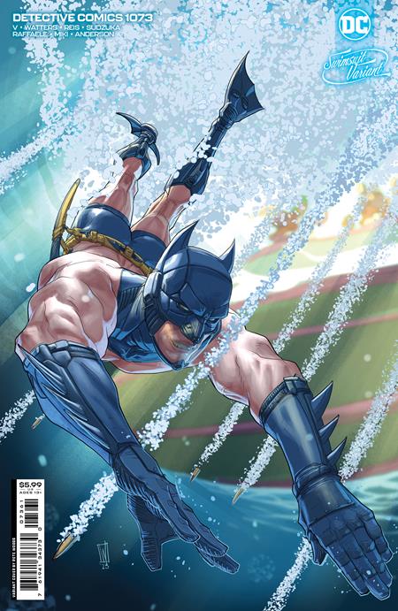 DETECTIVE COMICS #1073 CVR E PETE WOODS SWIMSUIT CARD STOCK VAR *(DH I1)*