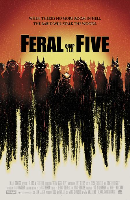 FERAL #5 CVR B TONY FLEECS & TRISH FORSTNER MOVIE HOMAGE VAR *RELEASE DATE 7/24/24* *(DH H4)*