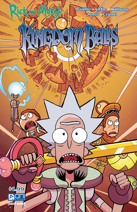 RICK AND MORTY KINGDOM BALLS #4 (OF 4) CVR A JARRETT WILLIAMS *RELEASE DATE: 7/31/24* *(DH G7)*