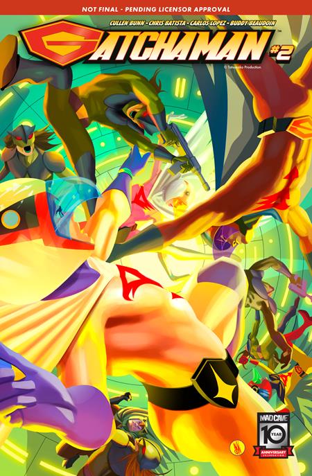 GATCHAMAN #2 CVR A INAKI MIRANDA *RELEASE DATE: 8/7/24* *(DH M9)*