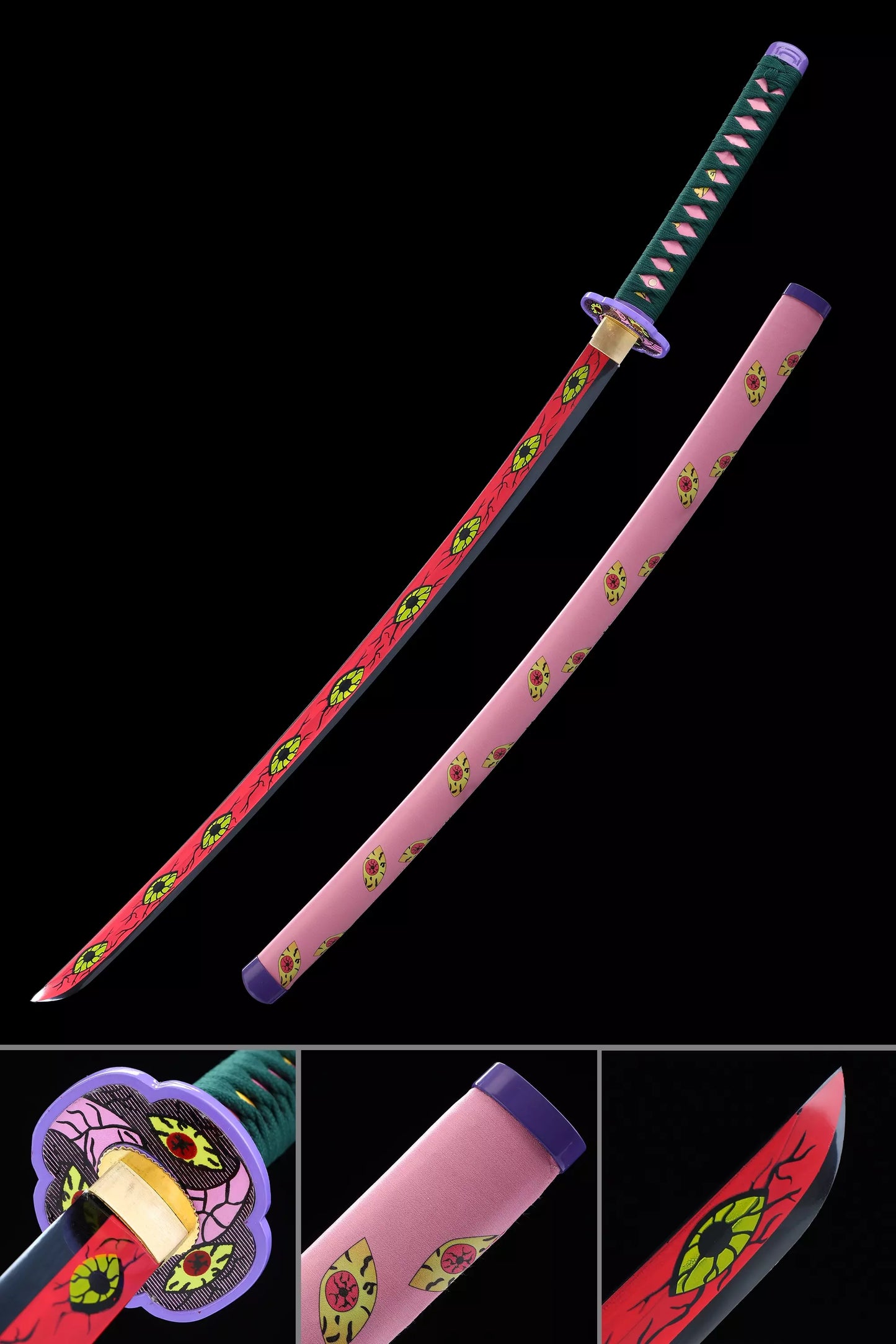Pink Demon Sword with Eyes