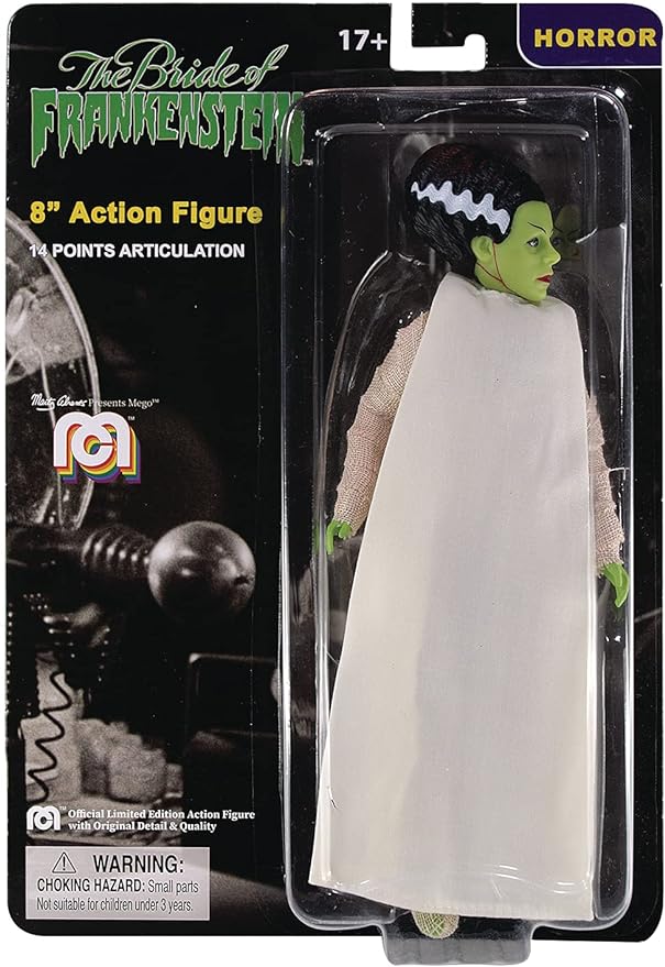 Mego Horror Bride of Frankenstein 8" Action Figure Multicolor