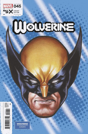 WOLVERINE #45 MARK BROOKS HEADSHOT VARIANT *RELEASE DATE 3/13/24* *(DH G3)*