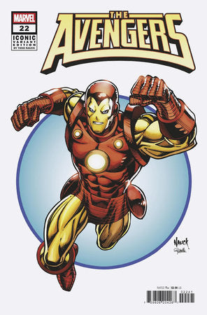 AVENGERS #22 TODD NAUCK ICONIC VARIANT *RELEASE DATE: 1/1/25* *(DH U1)*