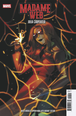 MILES MORALES: SPIDER-MAN #28 MIRKA ANDOLFO MADAME WEB VARIANT *RELEASE DATE: 1/1/25* *(DH L1)*