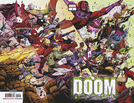 DOOM #1 SANFORD GREENE WRAPAROUND 2ND PRINTING VARIANT *(DH O1)*