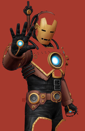 IRON MAN #1 JOHN TYLER CHRISTOPHER NEGATIVE SPACE VIRGIN VARIANT *RELEASE DATE: 10/23/24* *(DH L1)* *(DH P1)*