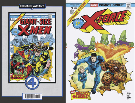X-FORCE #7 TREVOR VON EEDEN FANTASTIC FOUR HOMAGE VARIANT *RELEASE DATE: 1/1/25* (DH C12)