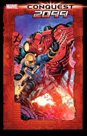 CONQUEST 2099 #4 KEN LASHLEY FRAME VARIANT *RELEASE DATE: 12/4/24* *(DH Z1)* *(DH A3)*