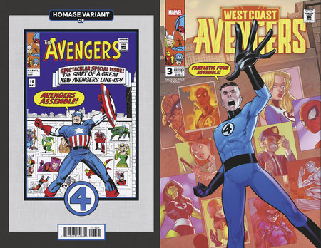 WEST COAST AVENGERS #3 PACO MEDINA FANTASTIC FOUR HOMAGE VARIANT *RELEASE DATE: 1/29/25* *(DH E4)*