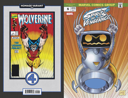 SPIRITS OF VENGEANCE #5 GREG LAND FANTASTIC FOUR HOMAGE VARIANT *RELEASE DATE: 1/15/25* *(DH X3)*