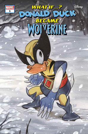 MARVEL & DISNEY: WHAT IF...? DONALD DUCK BECAME WOLVERINE #1 PEACH MOMOKO VARIAN T *RELEASE DATE: 7/31/24* *(DH D3)*