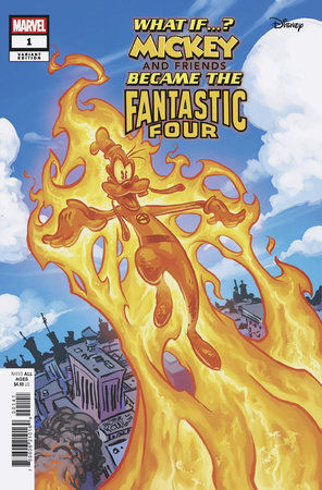 MARVEL & DISNEY: WHAT IF...? MICKEY & FRIENDS BECAME THE FANTASTIC FOUR #1 SKOTTIE YOUNG VARIANT *RELEASE DATE: 1/8/25* *(DH D3)*