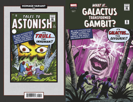 WHAT IF...? GALACTUS: GALACTUS TRANSFORMED GAMBIT? #1 ALEX SAVIUK SCI-FI HOMAGE VARIANT *RELEASE DATE: 1/8/25* *(DH D3)*