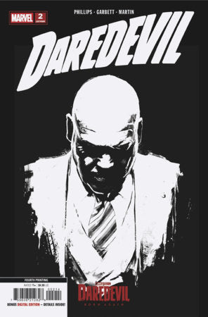 DAREDEVIL #2 MARVEL TELEVISION 4TH PRINTING VARIANT *RELEASE DATE 8/26/26*
