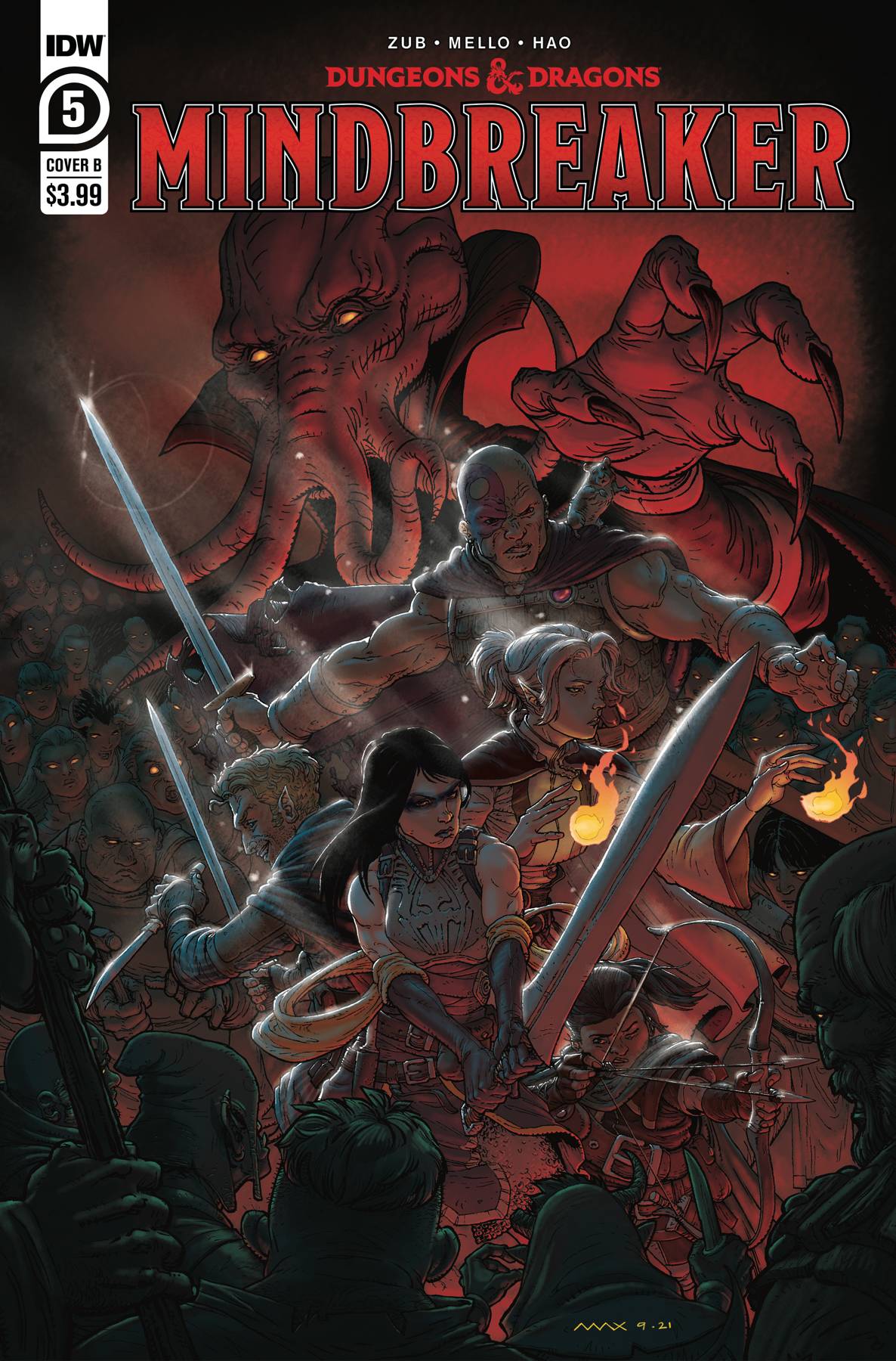 DUNGEONS & DRAGONS MINDBREAKER #5 (OF 5) CVR B DAVENPORT *(DH O1)*