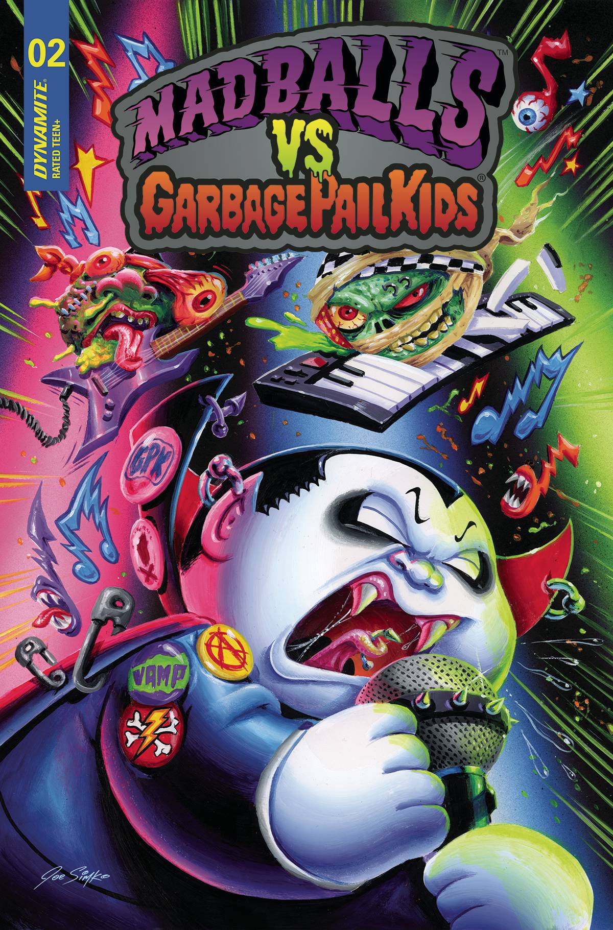 MADBALLS VS GARBAGE PAIL KIDS #2 CVR A SIMKO *(DH H1)*