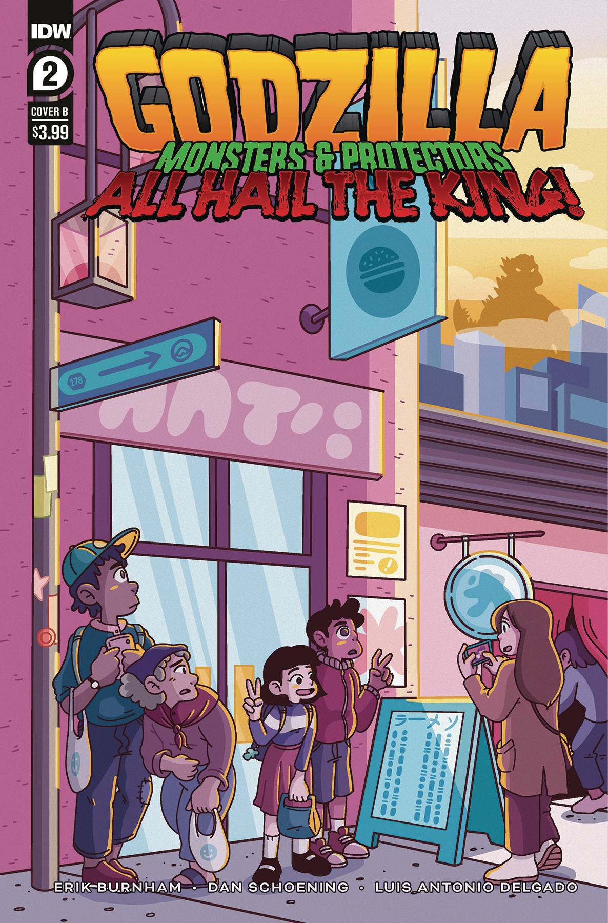 GODZILLA MONSTERS & PROTECTORS ALL HAIL KING #2 CVR B BELL (DH A4) *(DH U1)*