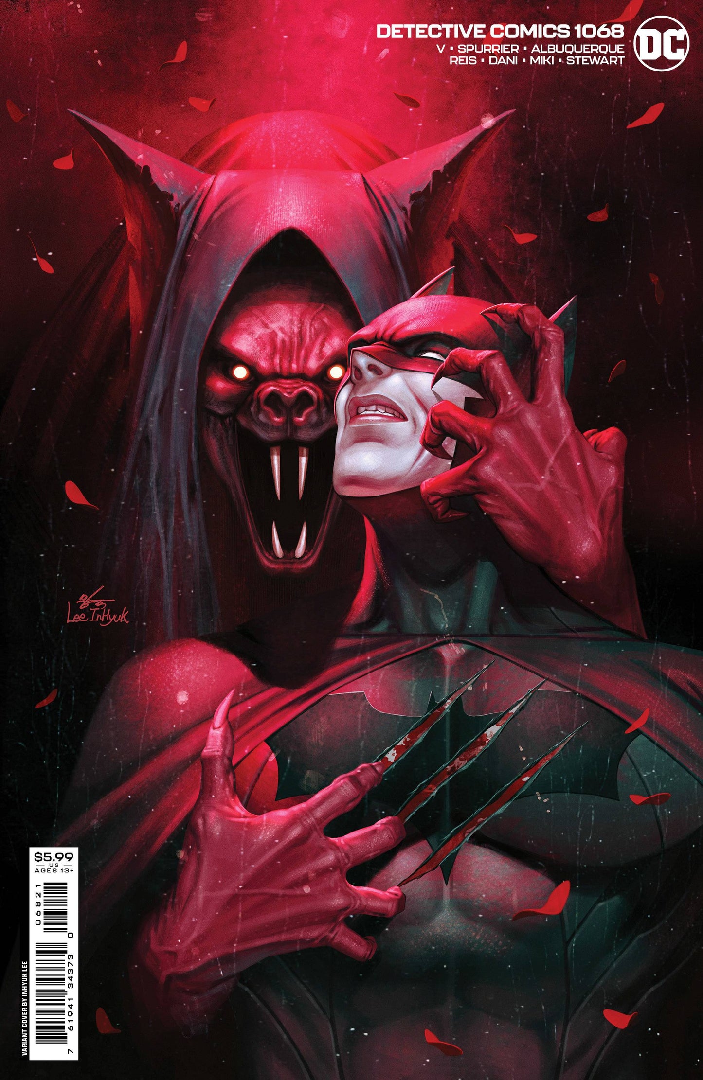 DETECTIVE COMICS #1068 CVR B INHYUK LEE CARD VAR *RELEASE DATE 1/24/23* *(DH A4)* *(DH K3)*