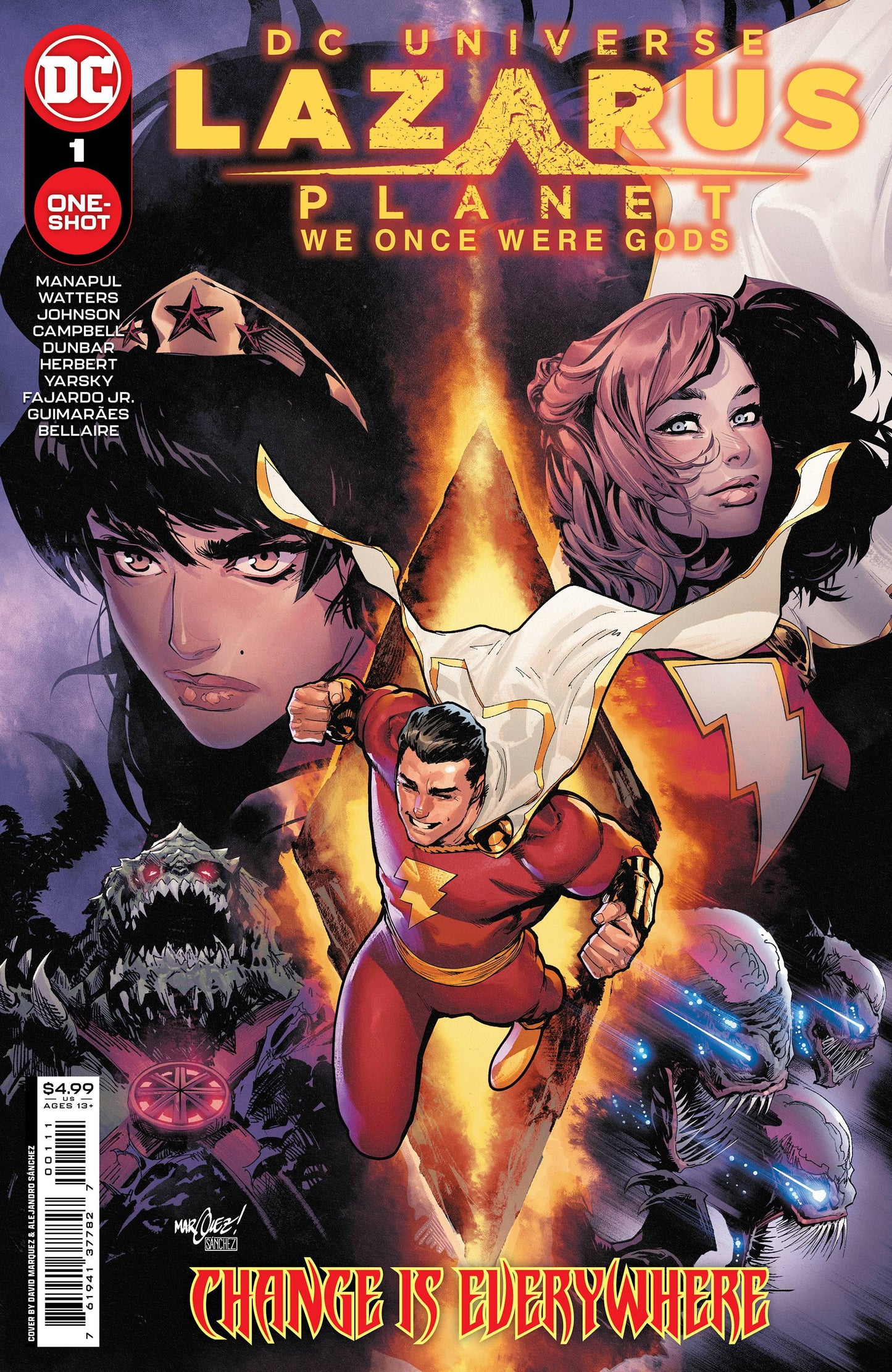 LAZARUS PLANET ONCE WERE GODS #1 (ONE SHOT) CVR A MARQUEZ SA *(DH H1)*