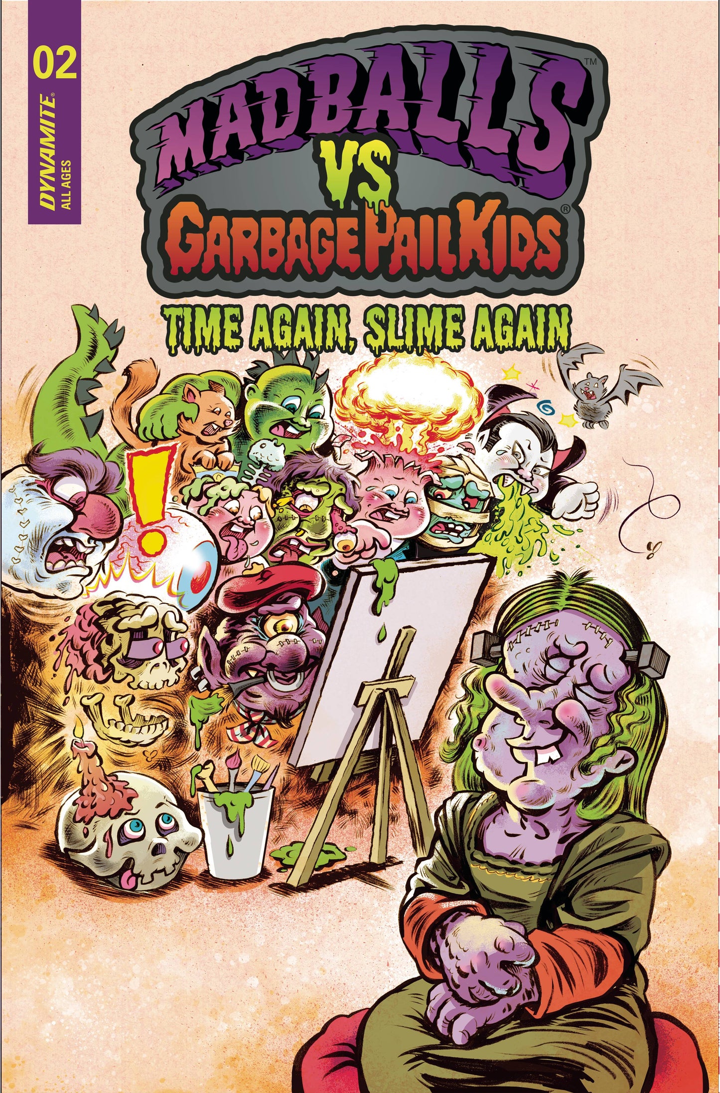 MADBALLS VS GARBAGE PAIL KIDS SLIME AGAIN #2 CVR B CROSBY *(DH H1)*