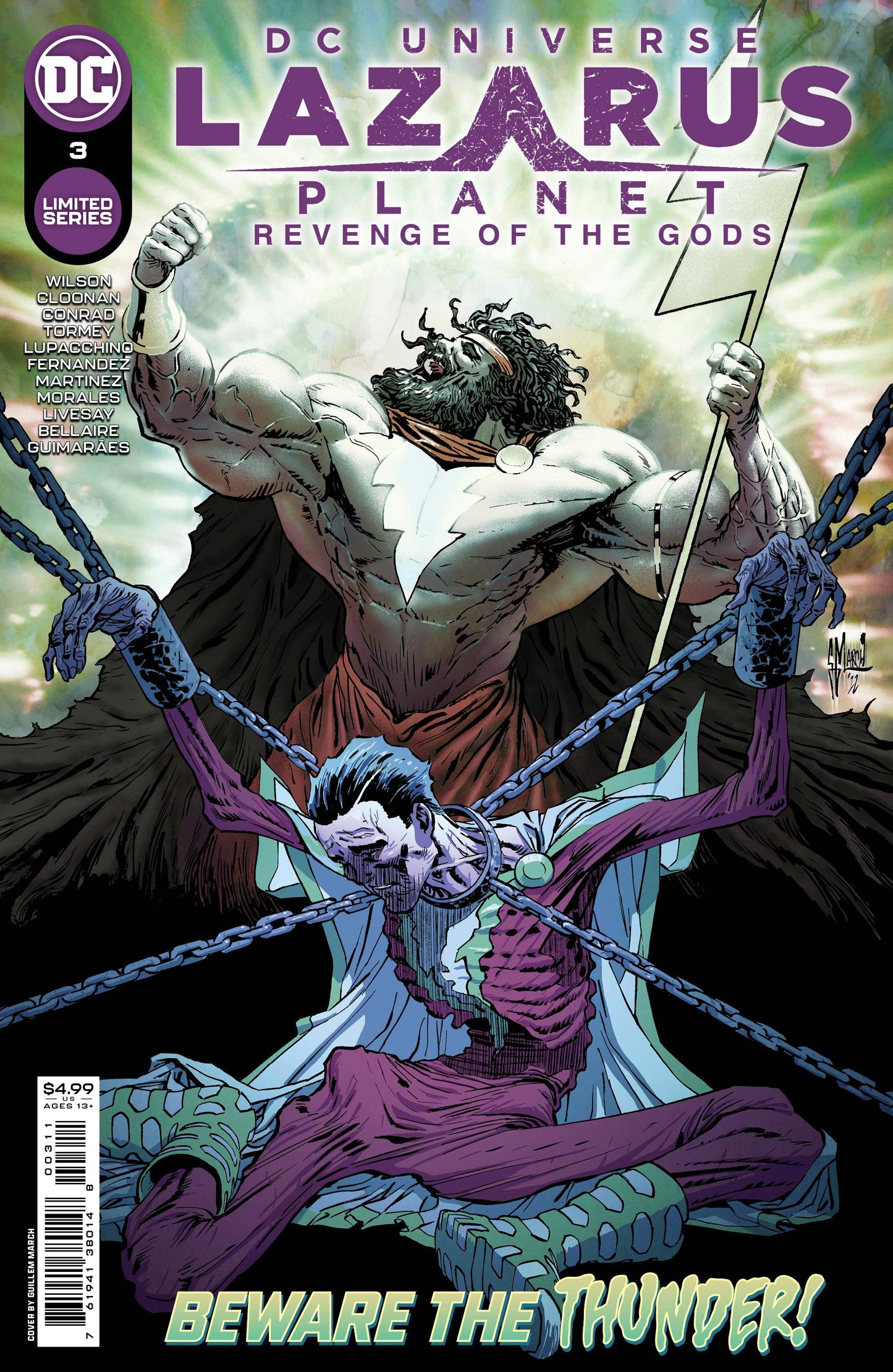 LAZARUS PLANET REVENGE GODS #3 (OF 4) CVR A MARCH *(DH H1)*