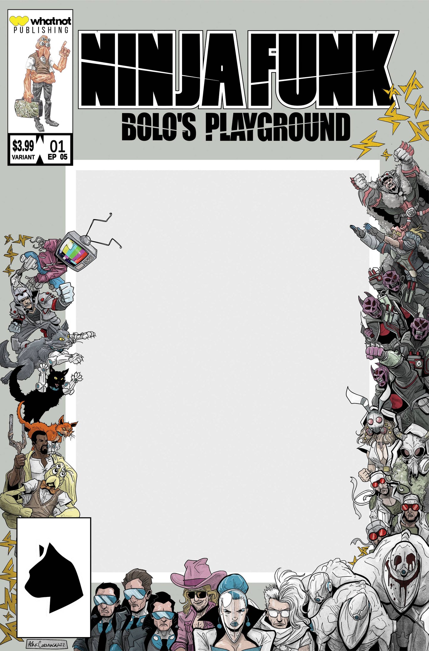 NINJA FUNK ONE SHOT #1 BOLOS PLAYGROUND CVR D SKETCH HOMAGE *(DH F3)*
