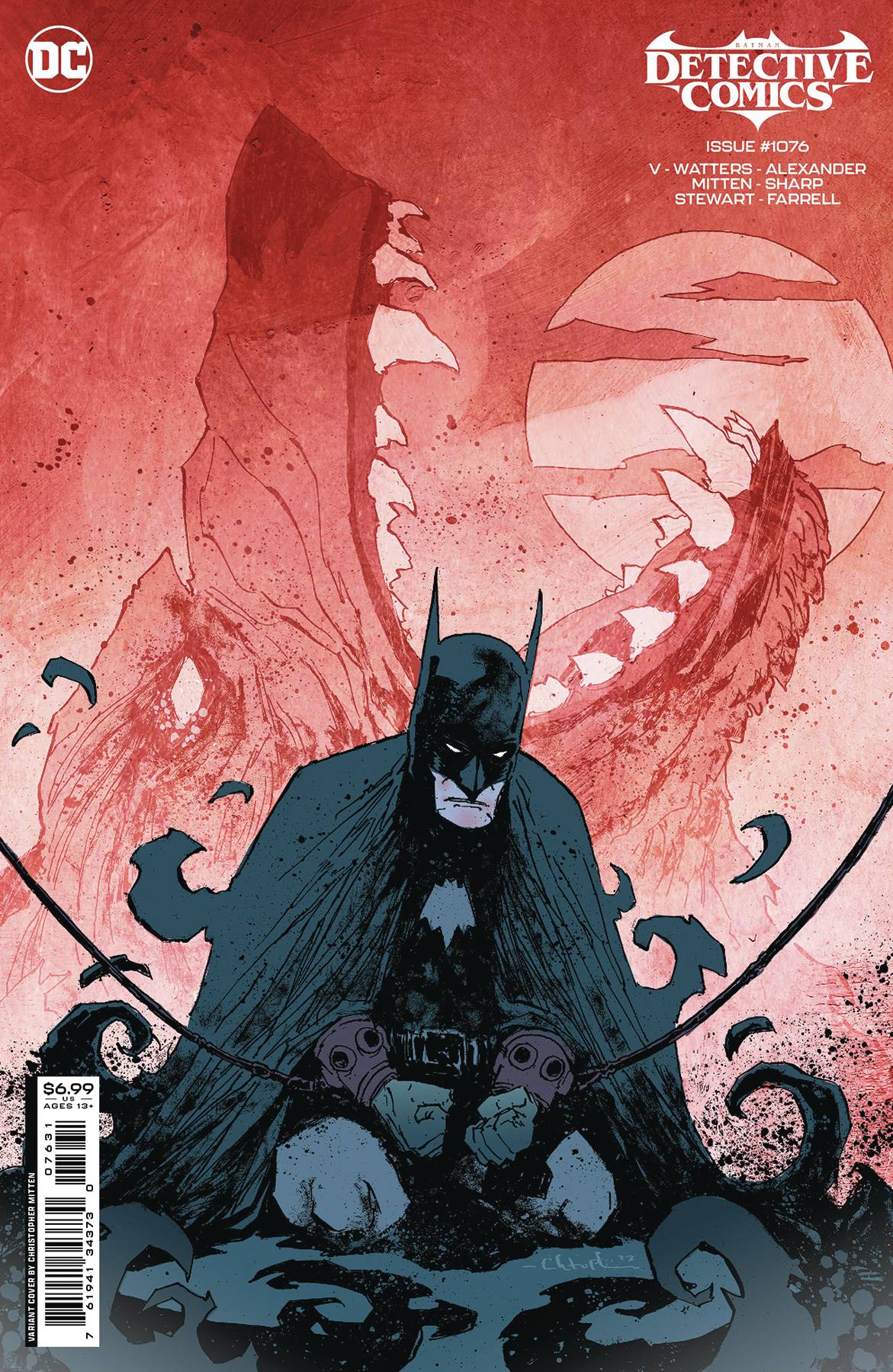DETECTIVE COMICS #1076 CVR C CHRISTOPHER MITTEN *(DH I1)*