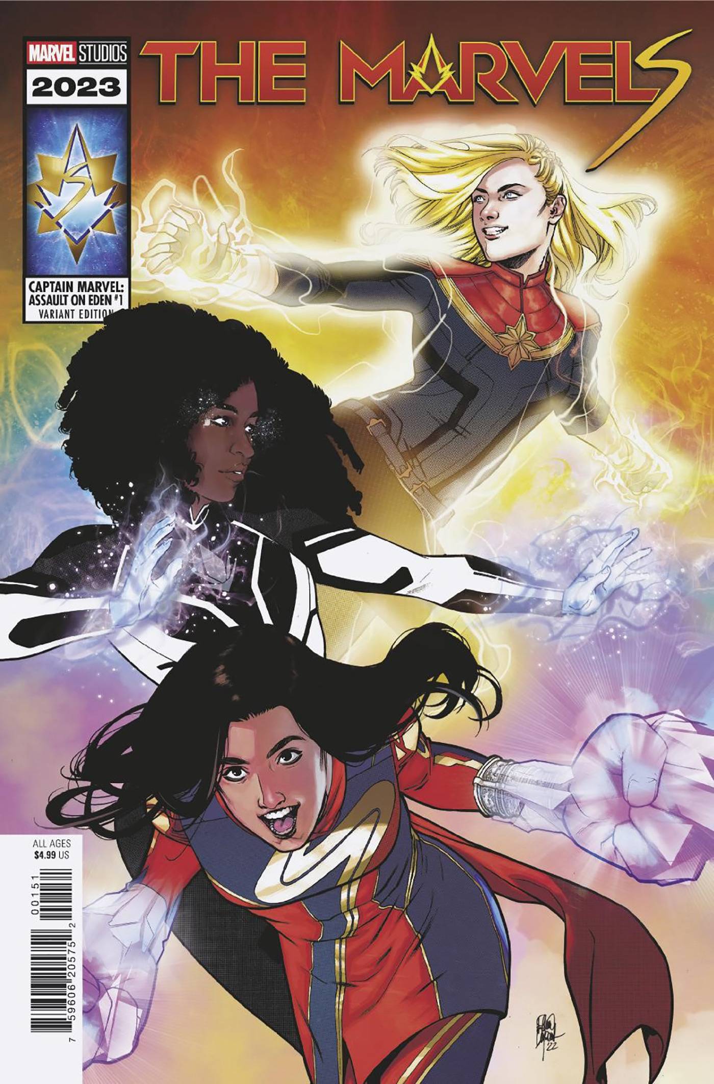 CAPTAIN MARVEL ASSAULT ON EDEN #1 KAREN DARBOE MCU VAR (DH A3) *(DH V1)*