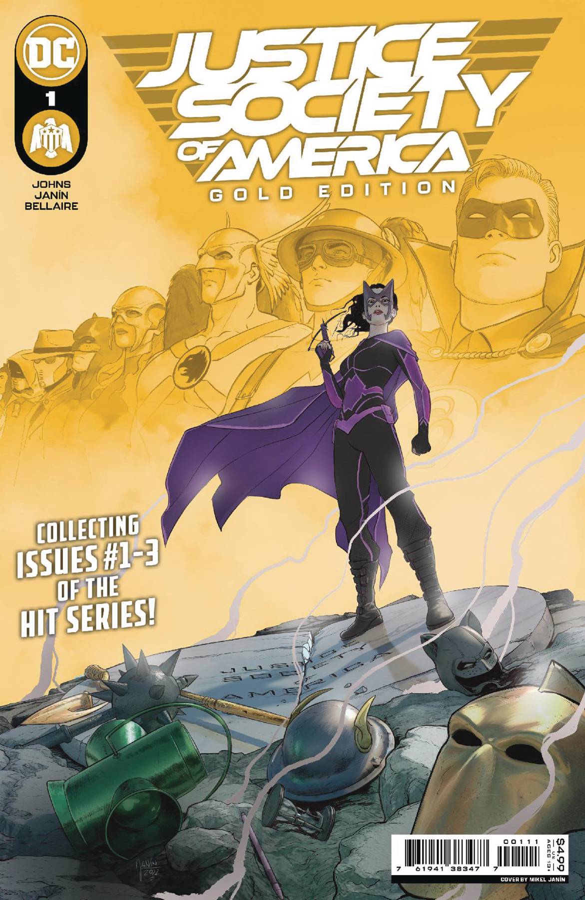 JUSTICE SOCIETY OF AMERICA GOLD EDITION CVR A JANIN (DH A4)