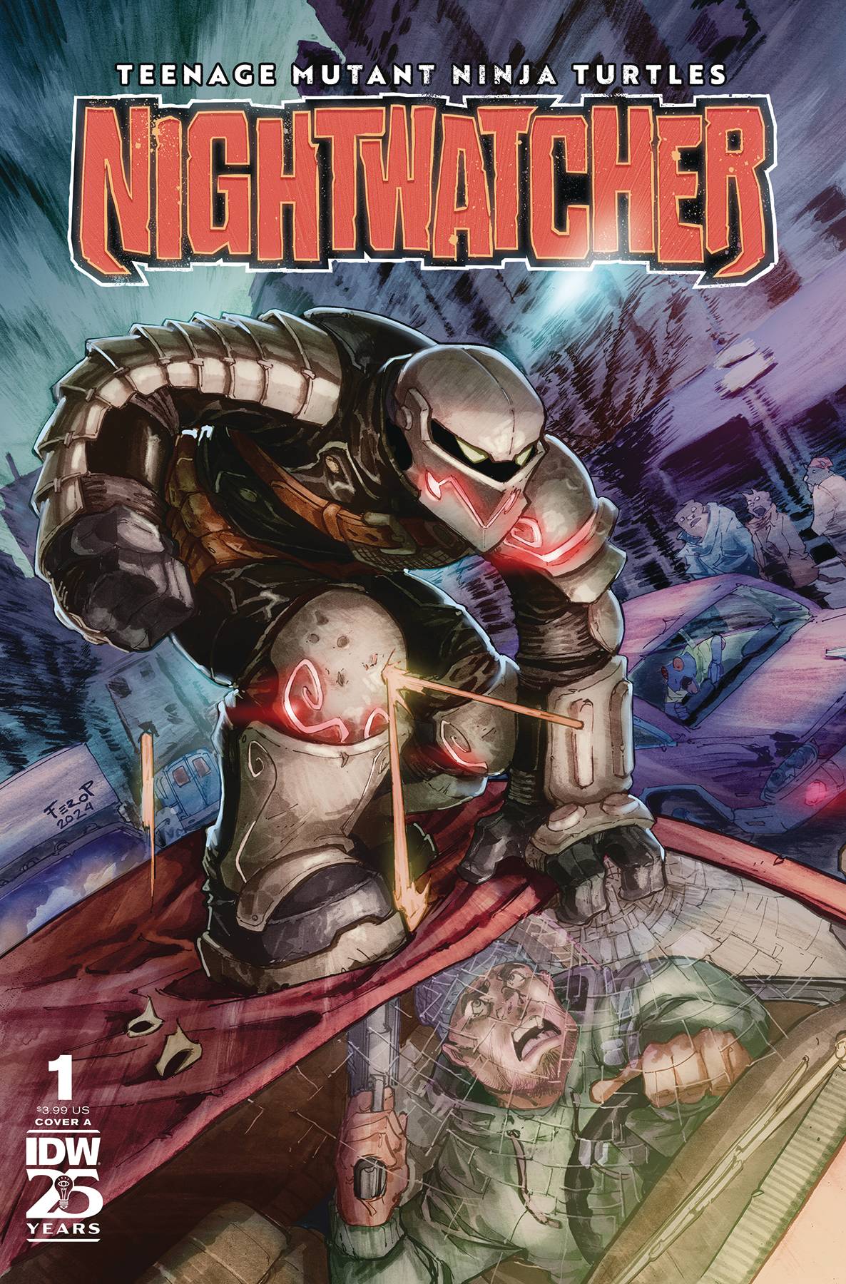 TEENAGE MUTANT NINJA TURTLES NIGHTWATCHER #1 CVR A PE *(DH Q1)*