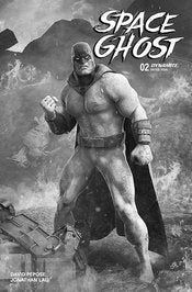 SPACE GHOST #2 CVR V 5 COPY FOC INCV BARENDS B&W *(DH K4)*