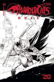 THUNDERCATS APEX #1 CVR N 10 COPY INCV SHALVEY LINE ART *RELEASE DATE: 12/4/24* (DH C12)