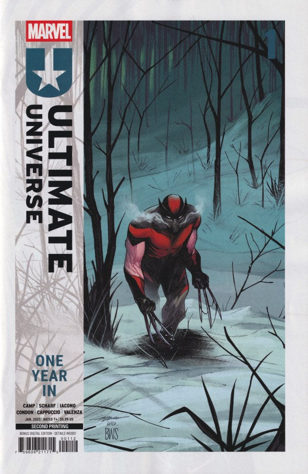 ULTIMATE UNIVERSE: ONE YEAR IN #1 ALESSANDRO CAPPUCCIO 2ND PRINTING VARIANT *RELEASE DATE: 2/5/25* *(DH Z2)*