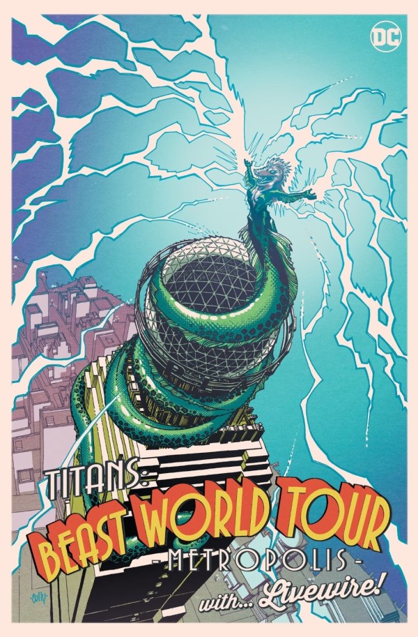 Titans: Beast World Tour – Metropolis #1 Cover C Cully Hamner Variant *(DH M3)*