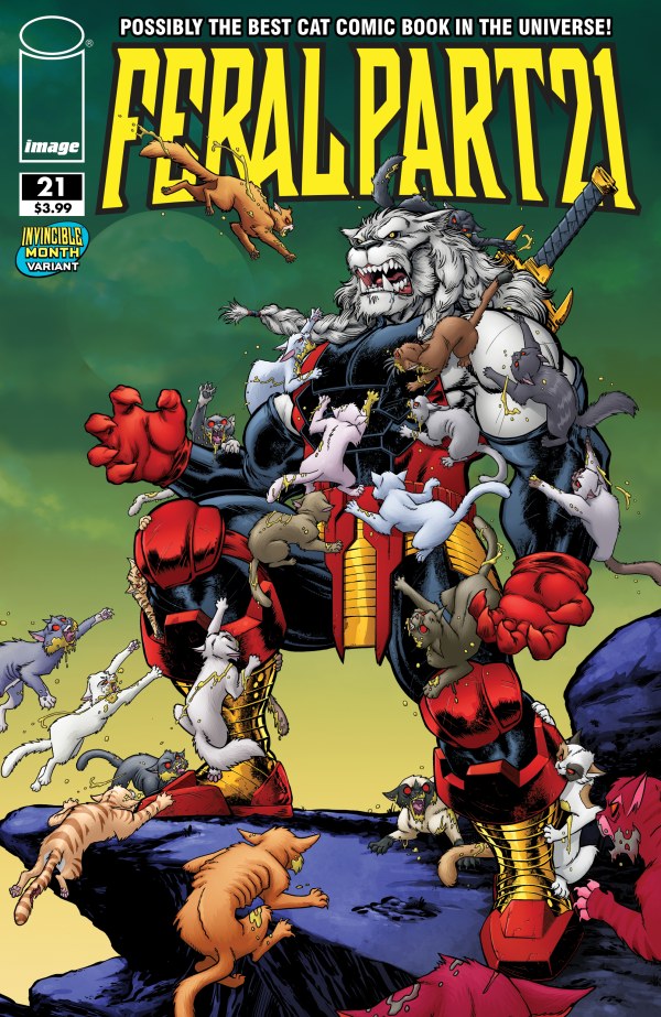 Feral #21 Cover E Tony Fleecs Invincible Team-Up Variant (*DH E9)*