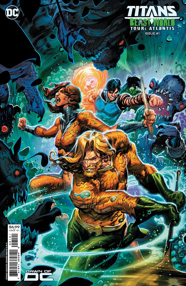 Titans: Beast World Tour – Atlantis #1 Cover B Howard Porter Variant *(DH M3)*