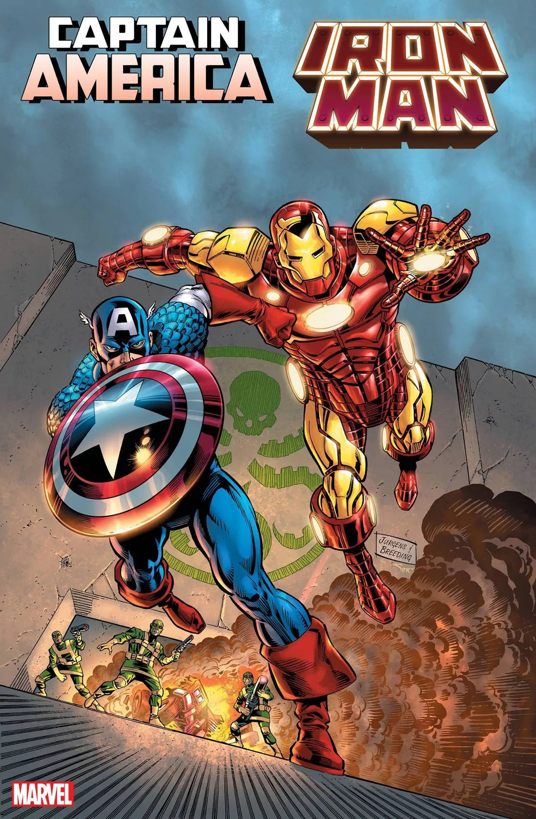 CAPTAIN AMERICA IRON MAN #1 (OF 5) JURGENS VAR 1:25 *RELEASE DATE 12/8/21* *(DH M1)*