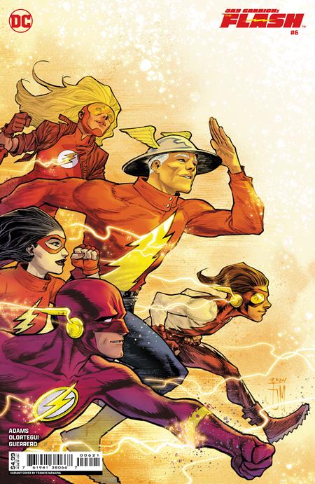 JAY GARRICK THE FLASH #6 (OF 6) CVR B FRANCIS MANAPUL CARD STOCK VAR *RELEASING 4/17/24* *(DH L3)*