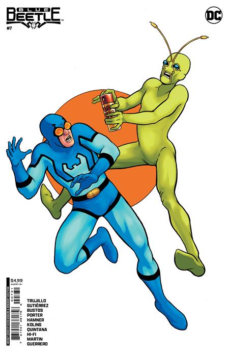 BLUE BEETLE #7 CVR B KEVIN MAGUIRE CARD STOCK VAR