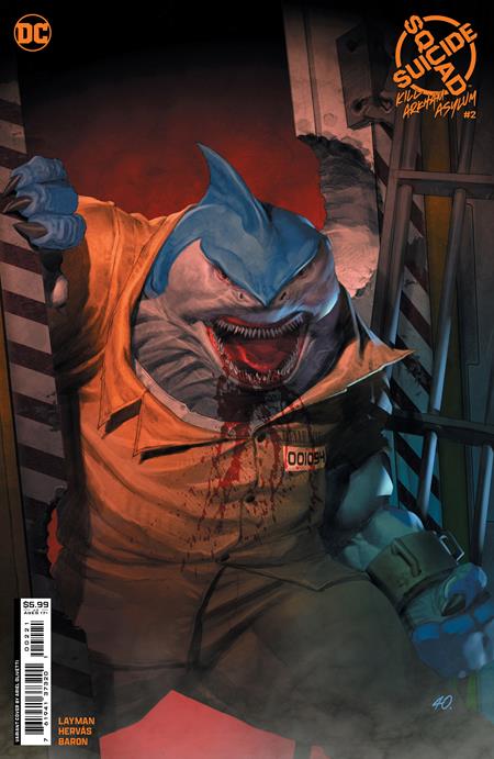 SUICIDE SQUAD KILL ARKHAM ASYLUM #2 (OF 5) CVR B ARIEL OLIVETTI CARD STOCK VAR (MR)