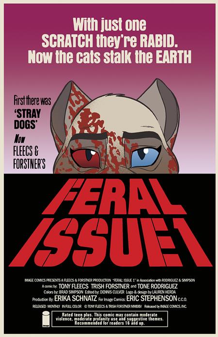 FERAL #1 CVR B TRISH FORSTNER & TONY FLEECS VAR