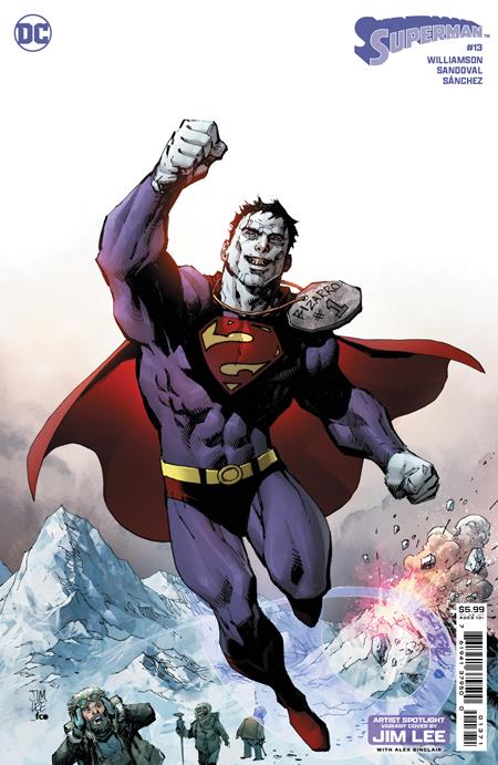 SUPERMAN #13 CVR E JIM LEE ARTIST SPOTLIGHT CARD STOCK VAR (HOUSE OF BRAINIAC) *RELEASING 4/17/24*