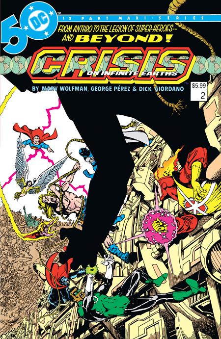 CRISIS ON INFINITE EARTHS #2 (OF 12) FACSIMILE EDITION CVR B GEORGE PEREZ FOIL VAR