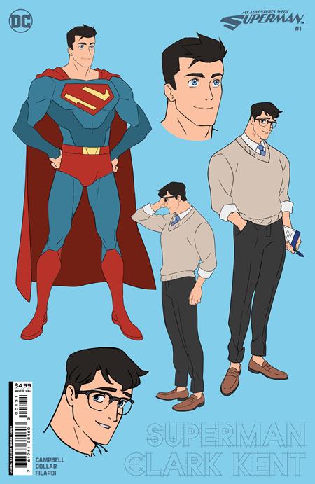 MY ADVENTURES WITH SUPERMAN #1 (OF 6) CVR C CHARACTER DESIGN CARD STOCK VAR  *(DH Z1)*