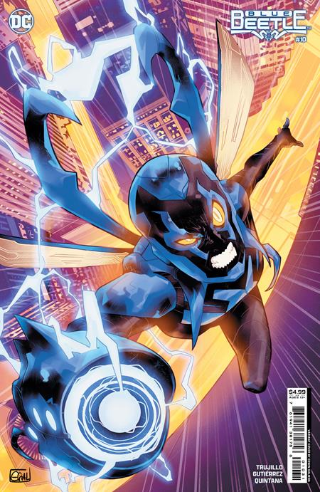 BLUE BEETLE #10 CVR B EDWIN GALMON CARD STOCK VAR