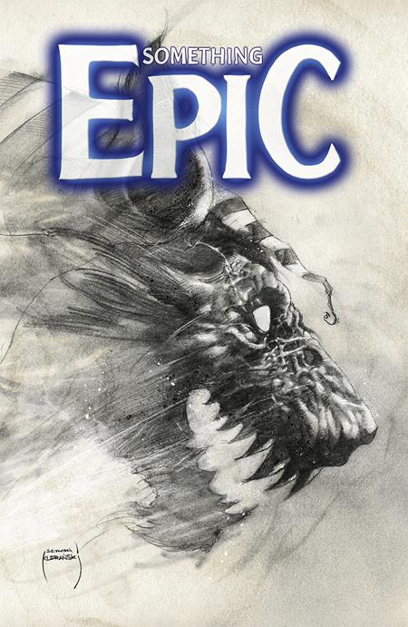 SOMETHING EPIC #12 CVR D SZYMON KUDRANSKI B&W VAR *RELEASE DATE 7/24/24*