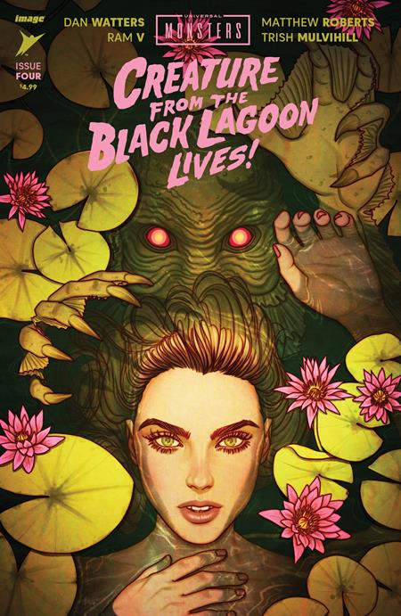 UNIVERSAL MONSTERS CREATURE FROM THE BLACK LAGOON LIVES! #4 (OF 4) CVR B JENNY FRISON VAR *RELEASING 7/24/24*