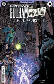BATMAN GOTHAM BY GASLIGHT A LEAGUE FOR JUSTICE #1 (OF 6) CVR A LEANDRO FERNANDEZ *RELEASE DATE 7/9/25* *(DH R2)* *(DH L3)* *(DH U5)*